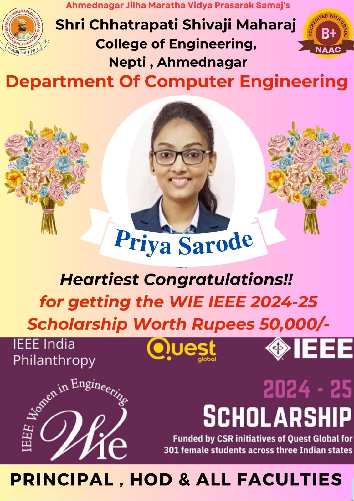 WIE IEEE Scholarship 2024-25