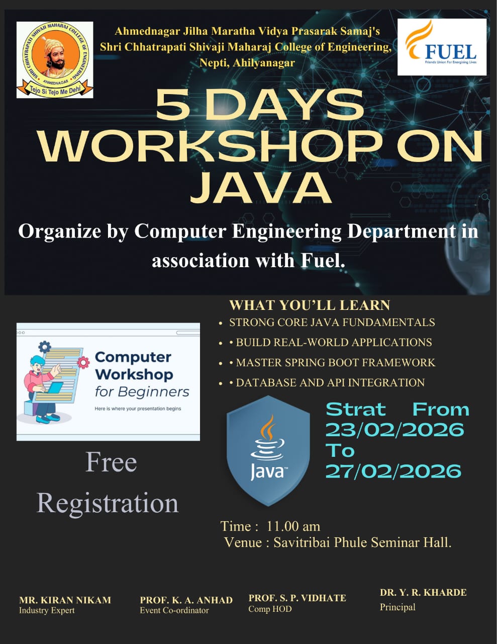 Workshop on Java Development